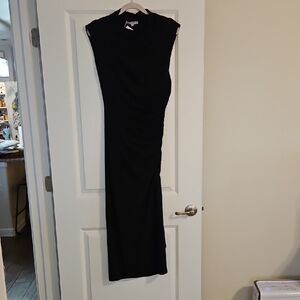 Baltic Born Sasha Ruched Maxi Black Dress